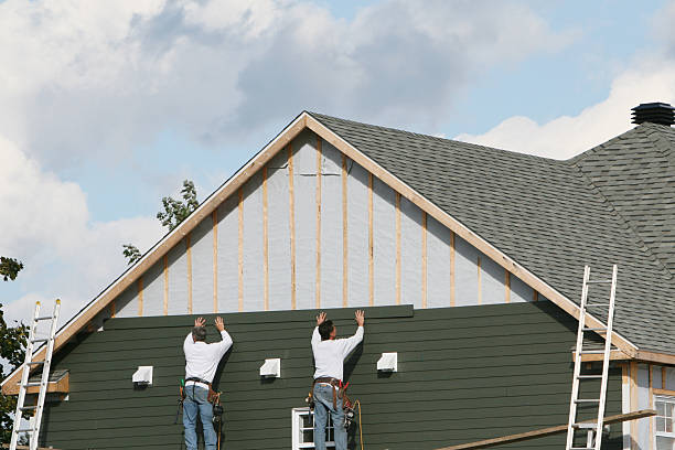 Professional Siding Contractor technician working in Forest, VA